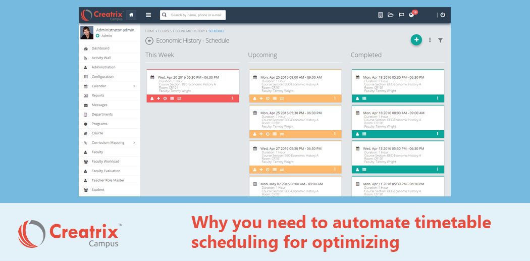 Timetable scheduling