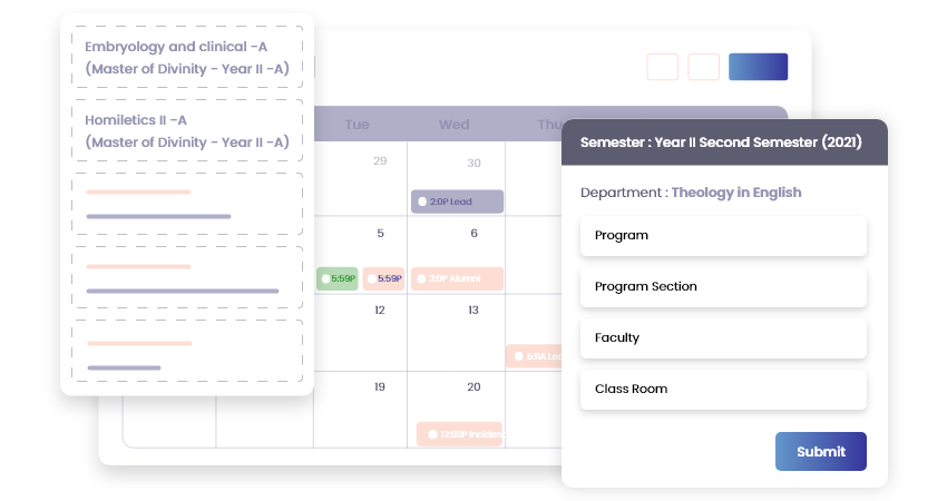 Flexible scheduling platform 