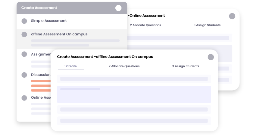 Online & Offline Assessments