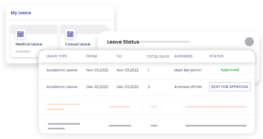 Stress-free leave management