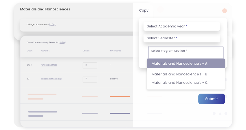 Version up for a cohesive curriculum